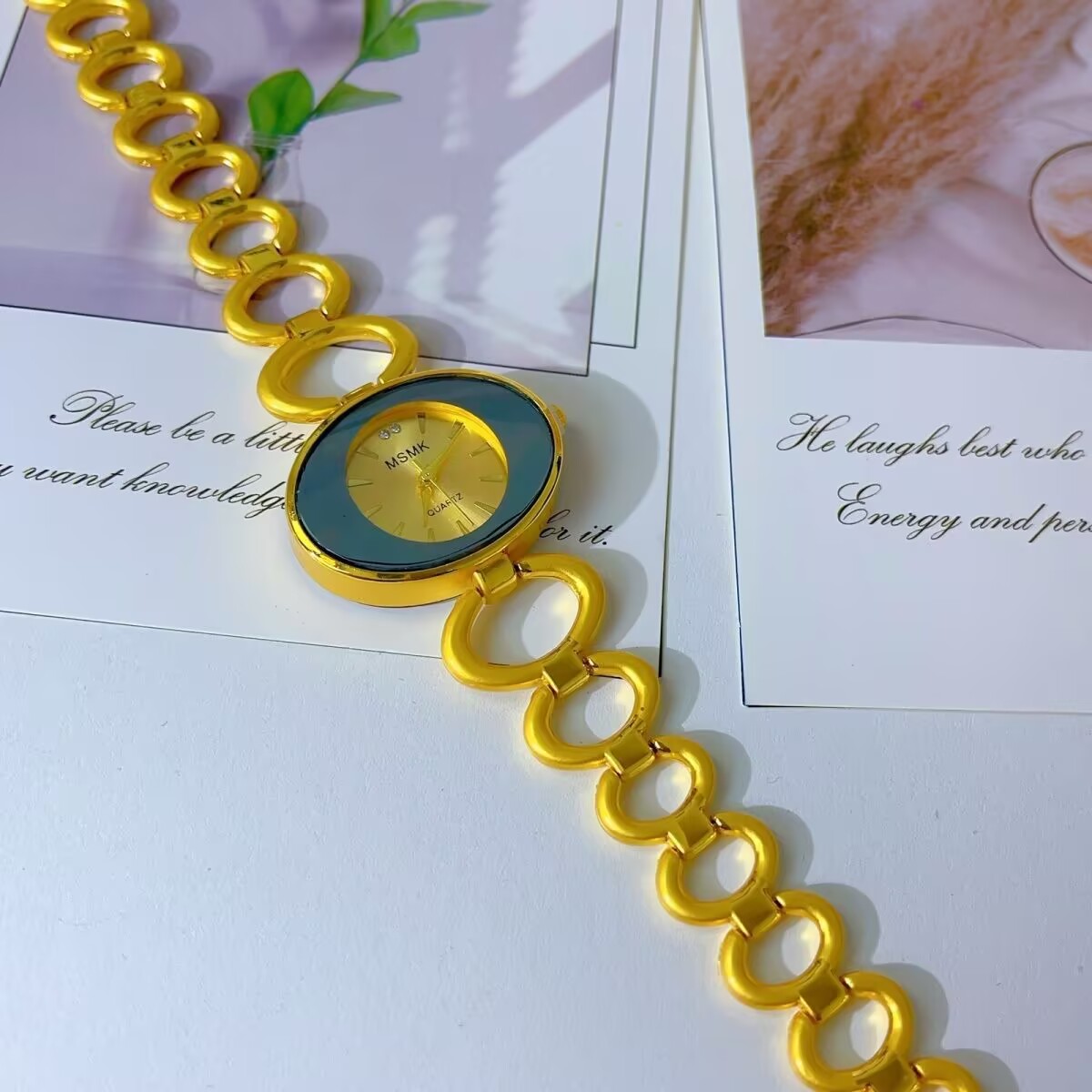 ساعة أمريكية جديدة مطلية بالذه - مراجعة Jewelry And Watches وسعره