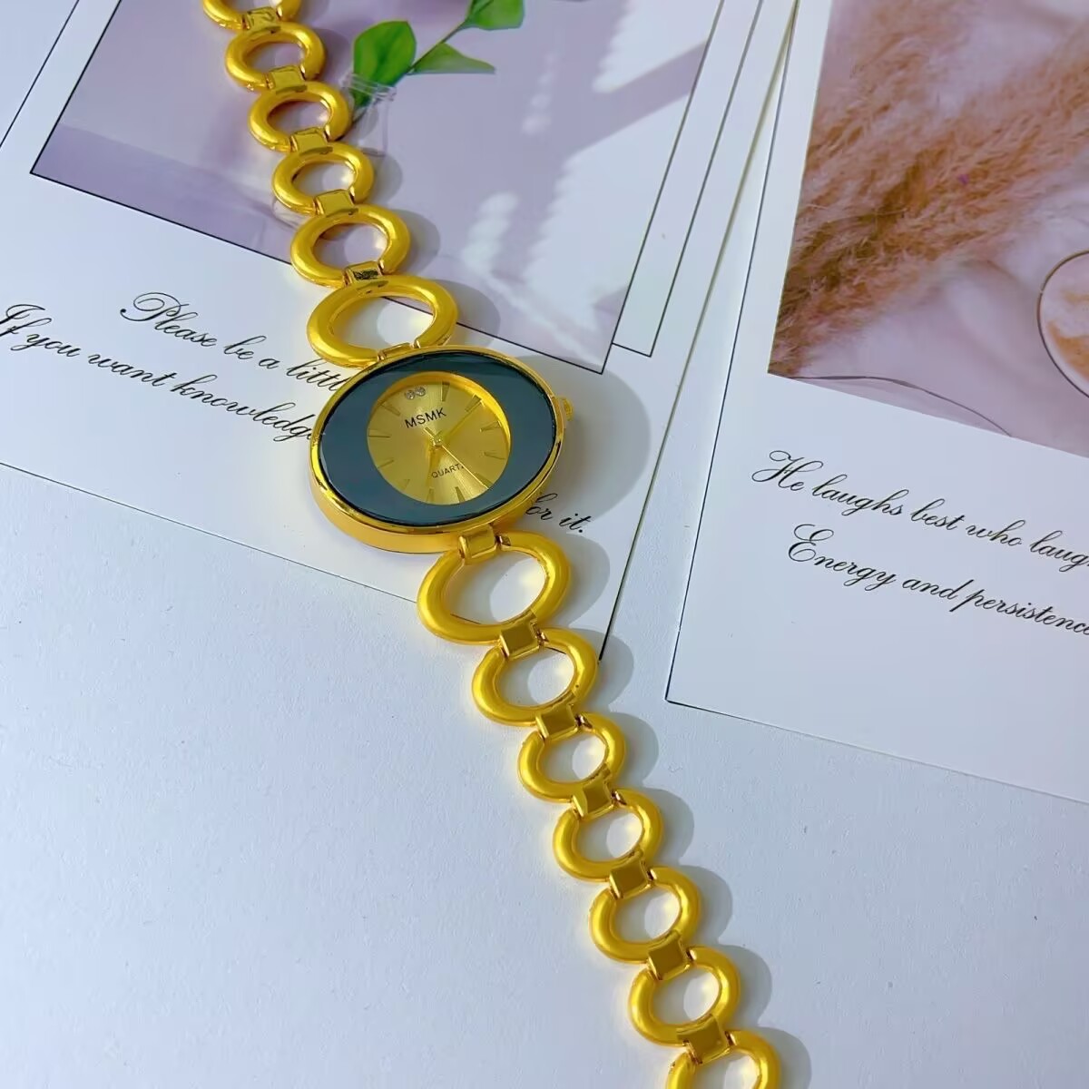 ساعة أمريكية جديدة مطلية بالذه - مراجعة Jewelry And Watches وسعره